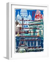 Rainbow Paris France 3-Victoria Hues-Framed Giclee Print