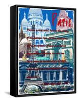 Rainbow Paris France 3-Victoria Hues-Framed Stretched Canvas