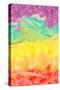 Rainbow pattern   watercolor, painterly-Robbin Rawlings-Stretched Canvas