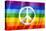 Rainbow Peace Flag-daboost-Stretched Canvas