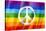 Rainbow Peace Flag-daboost-Stretched Canvas