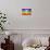 Rainbow Peace Flag-daboost-Art Print displayed on a wall