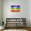 Rainbow Peace Flag-daboost-Art Print displayed on a wall