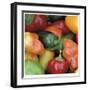 Rainbow Peppers-Stacy Bass-Framed Giclee Print