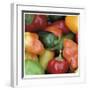 Rainbow Peppers-Stacy Bass-Framed Giclee Print