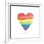 Rainbow Pride II Love-Sarah Adams-Framed Art Print