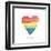 Rainbow Pride II Love-Sarah Adams-Framed Art Print