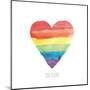 Rainbow Pride II Love-Sarah Adams-Mounted Art Print