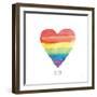 Rainbow Pride II-Sarah Adams-Framed Art Print