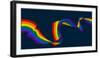 Rainbow Pride Peace Flag Design-ChrisGorgio-Framed Photographic Print