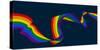 Rainbow Pride Peace Flag Design-ChrisGorgio-Stretched Canvas