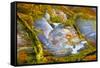 Rainbow Ridge Picture Agate-Darrell Gulin-Framed Stretched Canvas