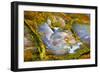 Rainbow Ridge Picture Agate-Darrell Gulin-Framed Photographic Print