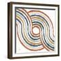 Rainbow Road II Thick Lines-Moira Hershey-Framed Art Print