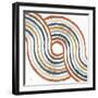 Rainbow Road II Thick Lines-Moira Hershey-Framed Art Print