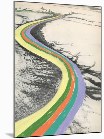 Rainbow Road-Danielle Kroll-Mounted Giclee Print