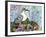 Rainbow Rock Little Heron-Lauren Moss-Framed Giclee Print