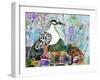Rainbow Rock Little Heron-Lauren Moss-Framed Giclee Print