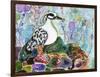 Rainbow Rock Little Heron-Lauren Moss-Framed Giclee Print