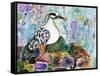 Rainbow Rock Little Heron-Lauren Moss-Framed Stretched Canvas