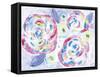 Rainbow Roses-Summer Tali Hilty-Framed Stretched Canvas