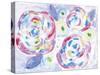 Rainbow Roses-Summer Tali Hilty-Stretched Canvas