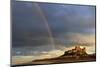 Rainbow's End at Bamburgh Castle, Bamburgh, Northumberland, England, United Kingdom, Europe-Eleanor Scriven-Mounted Photographic Print