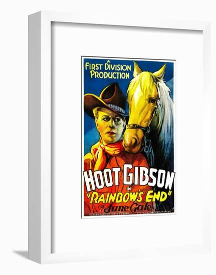 Rainbow's End, Hoot Gibson, 1935-null-Framed Photo