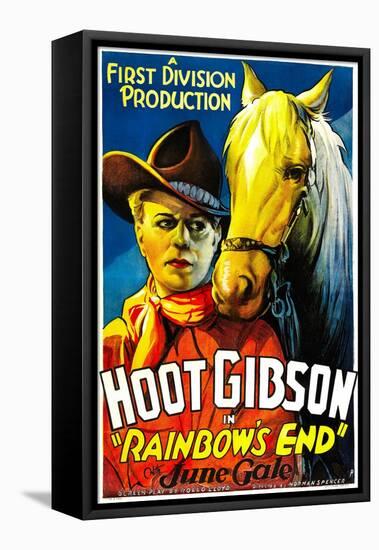 Rainbow's End, Hoot Gibson, 1935-null-Framed Stretched Canvas