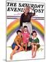 "Rainbow," Saturday Evening Post Cover, March 28, 1936-Ellen Pyle-Mounted Giclee Print
