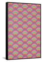 Rainbow Scales Pattern-null-Framed Stretched Canvas