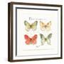 Rainbow Seeds Butterflies III-Lisa Audit-Framed Art Print