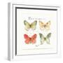 Rainbow Seeds Butterflies III-Lisa Audit-Framed Art Print