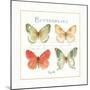 Rainbow Seeds Butterflies III-Lisa Audit-Mounted Art Print