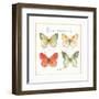 Rainbow Seeds Butterflies III-Lisa Audit-Framed Art Print