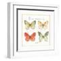 Rainbow Seeds Butterflies III-Lisa Audit-Framed Art Print