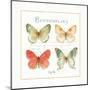 Rainbow Seeds Butterflies III-Lisa Audit-Mounted Art Print