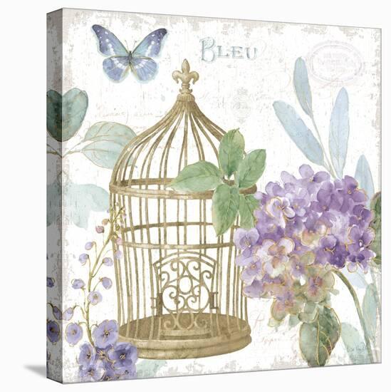 Rainbow Seeds Floral Birdcage II v2-Lisa Audit-Stretched Canvas