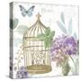 Rainbow Seeds Floral Birdcage II v2-Lisa Audit-Stretched Canvas