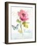 Rainbow Seeds Floral VI Faith-Lisa Audit-Framed Art Print