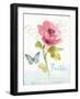 Rainbow Seeds Floral VI Faith-Lisa Audit-Framed Art Print