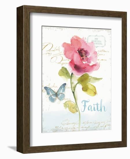 Rainbow Seeds Floral VI Faith-Lisa Audit-Framed Art Print