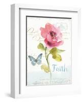 Rainbow Seeds Floral VI Faith-Lisa Audit-Framed Art Print