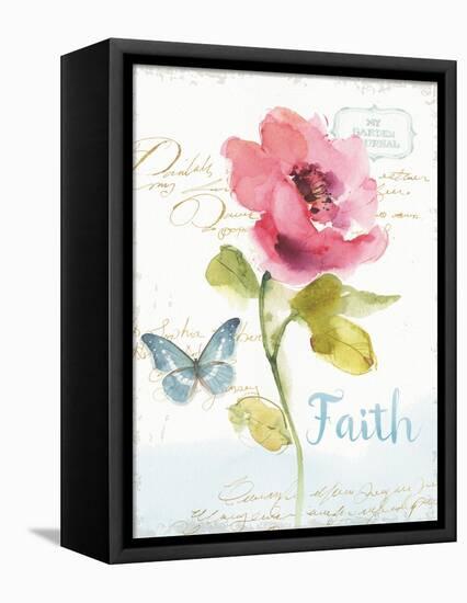 Rainbow Seeds Floral VI Faith-Lisa Audit-Framed Stretched Canvas