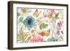 Rainbow Seeds Flowers I on Wood-Lisa Audit-Framed Art Print