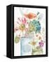 Rainbow Seeds Flowers IX-Lisa Audit-Framed Stretched Canvas