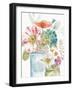 Rainbow Seeds Flowers IX-Lisa Audit-Framed Art Print