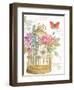 Rainbow Seeds Romantic Birdcage II-Lisa Audit-Framed Art Print
