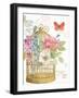 Rainbow Seeds Romantic Birdcage II-Lisa Audit-Framed Art Print