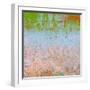 Rainbow Sherbet Abstract-Ricki Mountain-Framed Art Print